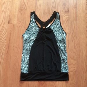 Sushi Flower sports back/race back  tank top